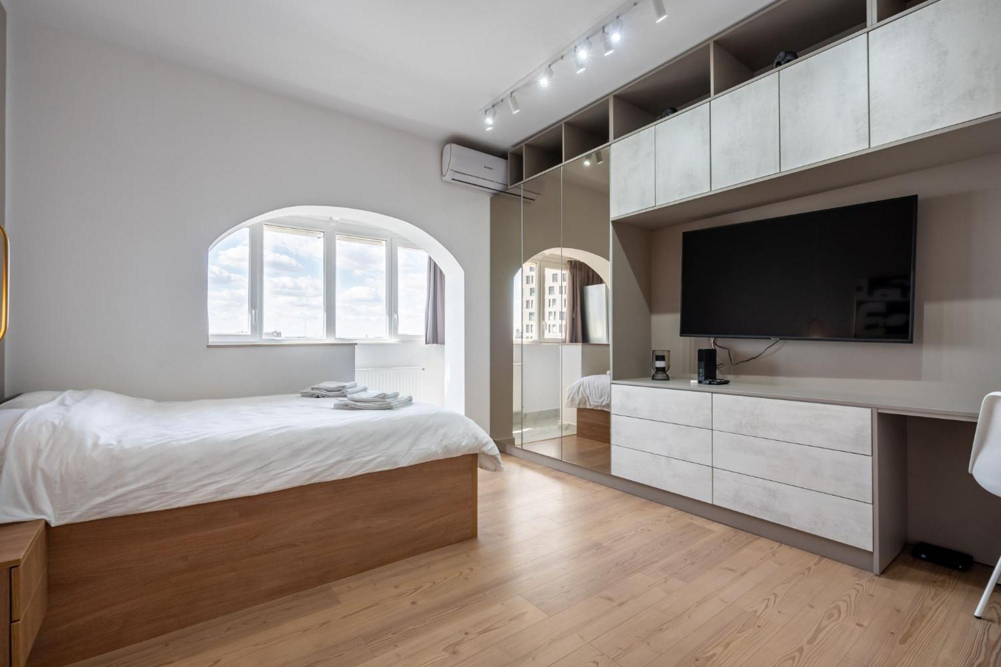 Sunset - Luxury Studio On Calea Victoriei Bukarest Exterior foto